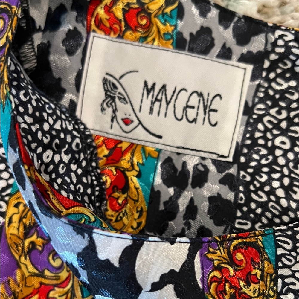 Multicolor Patterned Women's Top - Picture 3 of 3